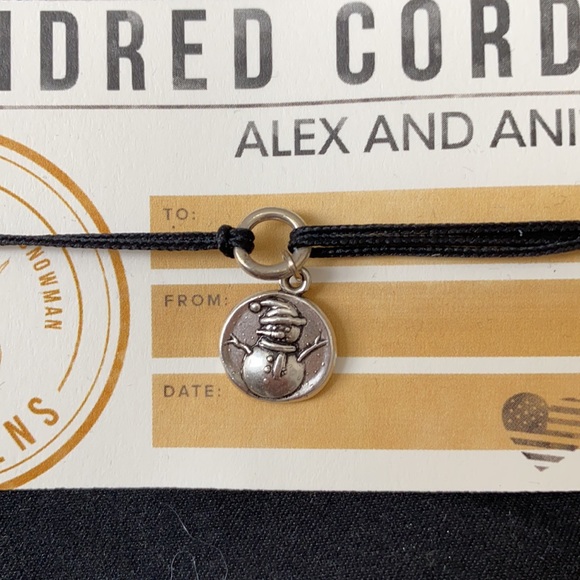 Alex sand Ani Kindred Cord Snowman Bracelet - Picture 2 of 3
